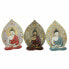 Фото #1 товара Настенный декор DKD Home Decor Синий Красный Позолоченный Будда Восточный 19,3 x 3,7 x 27,3 cm (3 Предметы)
