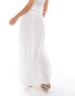 Фото #2 товара Vero Moda Petite boho maxi skirt in white