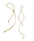 ფოტო #1 პროდუქტის Freeform Swirl Threader Earrings Set in 14k Gold