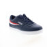 Фото #2 товара Fila Court 13 Low 1SC60348-422 Mens Blue Synthetic Lifestyle Sneakers Shoes 10