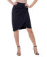 Фото #1 товара Women's Elastic Waist Knee Length Pencil Skirt