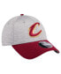 Фото #2 товара Men's Heather Gray/Wine Cleveland Cavaliers Active Digi-Tech Two-Tone 9forty Adjustable Hat