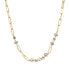 Фото #1 товара Decent Emphasis BEH06 Clear Crystal Gold Plated Necklace