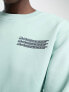 Фото #4 товара Lacoste logo sweatshirt in mint green