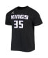 Men's Black Sacramento Kings 2020/21 Statement Name and Number T-shirt