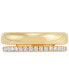 ფოტო #4 პროდუქტის Diamond Double Row Ring (1/5 ct. t.w.) in 14k Gold-Plated Sterling Silver