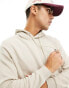 Jack & Jones oversized hoodie in beige