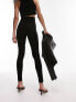 Topshop high waisted legging in black