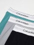 Фото #3 товара Calvin Klein Plus modern cotton stretch trunks 3 pack in multi