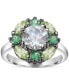 ფოტო #3 პროდუქტის Multi-Gemstone Cluster Ring (3-5/8 ct. t.w.) in Sterling Silver