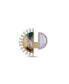 ფოტო #1 პროდუქტის My Colorful legacy Moonstone Gemstone Diamond Pearl Y Gold Plated Silver Ring
