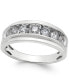 ფოტო #1 პროდუქტის Men's Diamond Band (1 ct. t.w.) in 10k White Gold