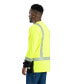 Men's Hi Vis Class 3 Color Block Long Sleeve Tee Regular