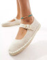 Фото #4 товара ASOS DESIGN Juliette mary jane espadrille in natural