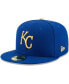 Фото #1 товара Men's Kansas City Royals Authentic Collection 59FIFTY Fitted Hat