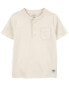 Toddler Heathered Pocket Henley 4T