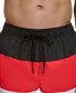 ფოტო #5 პროდუქტის Men's Modern Euro Colorblocked 5" Volley Shorts