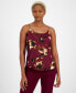 ფოტო #1 პროდუქტის Women's Printed Camisole, Created for Macy's