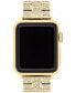 Фото #1 товара Women's Gold Stainless Steel Bracelet for Apple Watch 38mm, 40mm, 41mm