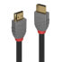 Фото #4 товара Lindy 10m Standard HDMI Cablel - Anthra Line - 10 m - HDMI Type A (Standard) - HDMI Type A (Standard) - 3D - 10.2 Gbit/s - Black - Grey