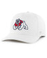 Фото #1 товара Men's White Fresno State Bulldogs Rope Hitch Adjustable Hat