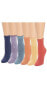 Фото #4 товара Носки женские Muk Luks Whisper Soft Crew, 6 пар, Mid Bright's, One Size