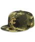 Фото #4 товара Men's Camo Chicago Cubs 2022 Armed Forces Day On-Field 59Fifty Fitted Hat