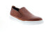 Фото #2 товара Robert Graham Verke RG5513S Mens Brown Leather Lifestyle Sneakers Shoes 12