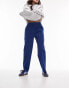 Фото #1 товара Topshop cord peg trouser in blue