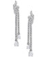 ფოტო #1 პროდუქტის Cubic Zirconia Dangle Drop Earrings in Sterling Silver