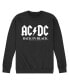 ფოტო #1 პროდუქტის Men's ACDC Back in Black Fleece T-shirt