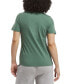 ფოტო #2 პროდუქტის Women's Vector Graphic Logo Cotton T-Shirt