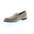 Bruno Magli Sino BM1SINL1 Mens Beige Suede Loafers & Slip Ons Casual Shoes 7