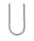 ფოტო #3 პროდუქტის Stainless Steel Polished 24 inch Fancy Rolo Chain Necklace