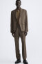 Wool blend suit trousers