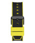 ფოტო #3 პროდუქტის Men's Multi-Function Black Nylon, Silicone Watch, 47mm