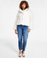 ფოტო #4 პროდუქტის Women's Long-Sleeve Short Sherpa Jacket