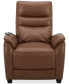 Фото #3 товара Korbin 33" Zero Gravity Leather Recliner, Created for Macy's