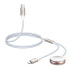 Фото #6 товара 2w1 Kabel Lightning do iPhone i ładowarka indukcyjna do Apple Watch USB-C 1.5m biały