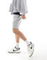 DTT jersey shorts in light grey marl