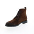 Фото #4 товара Bruno Magli Crosby MB1CSBD1 Mens Brown Suede Lace Up Casual Dress Boots