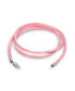 ფოტო #2 პროდუქტის Set Of Three Soft Thin Satin Pink Red Yellow 16 Inch Silk Cords Strand Necklace For Pendant Layering Women Men Teen Sterling Silver Lobster Claw Clasp