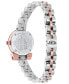 ფოტო #3 პროდუქტის Salvatore Women's Swiss Gancini Two Tone Stainless Steel Bracelet Watch 23mm