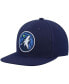 ფოტო #2 პროდუქტის Men's Navy Minnesota Timberwolves Ground 2.0 Snapback Hat