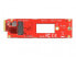 Фото #4 товара Шнур PCI-E 4.0 Delock 63797, красный, длина 31 мм, ширина 111 мм
