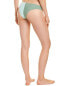 Pq Swim Two-Tone Teeny Bikini Bottom Women's Green L