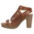 Фото #5 товара Roper Mika Iii Embossed Espadrille Block Heels Womens Brown Casual Sandals 09-0