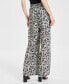 ფოტო #2 პროდუქტის Women's Printed Wide-Leg Pants, Created for Macy's