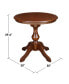 30" Round Top Pedestal Table