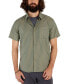 Фото #1 товара Men's Aerobora Patterned Button-Up Short-Sleeve Shirt